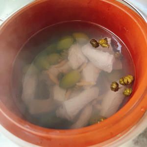 青橄榄石斛陈皮瘦肉汤的做法 步骤3