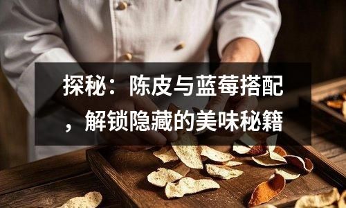 探秘：陈皮与蓝莓搭配，解锁隐藏的美味秘籍