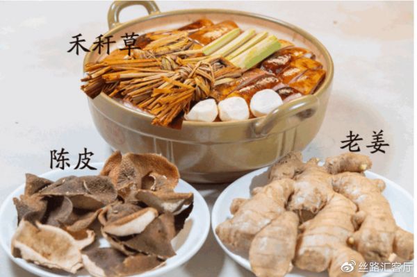 ▲广东有三宝：陈皮、老姜、禾秆草