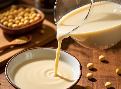 豆浆中含有膳食纤维、维生素(如维生素B族、维生素E等)以及钙、铁、钾等多种矿物质