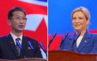 金正恩在豪华图书馆单独会见金发女外宾！