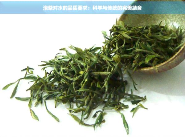 泡茶对水的品质要求:科学与传统的完美结合