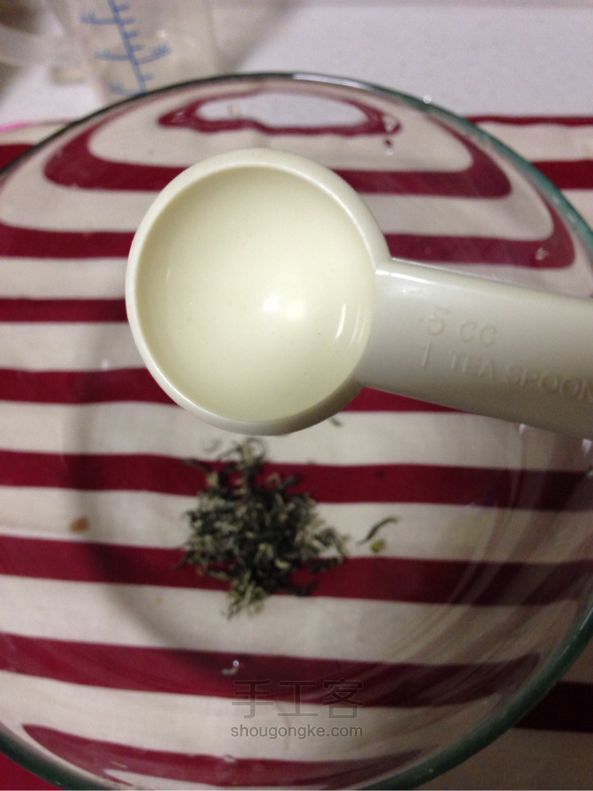 蜂蜜薄荷绿茶diy 第1步