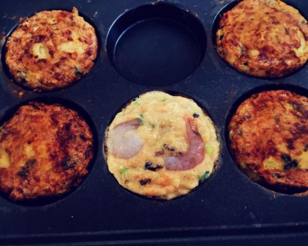 魚糜豆腐鮮蝦餅—高蛋白減脂餐的做法