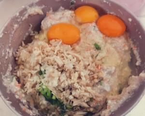 魚糜豆腐鮮蝦餅—高蛋白減脂餐的做法 步驟2