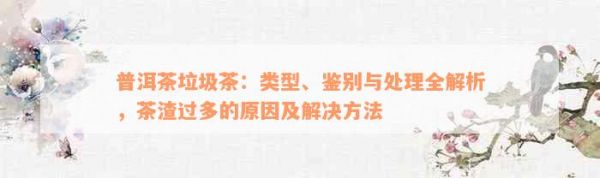 普洱茶垃圾茶：類型、鑒別與處理全解析，茶渣過(guò)多的原因及解決方法