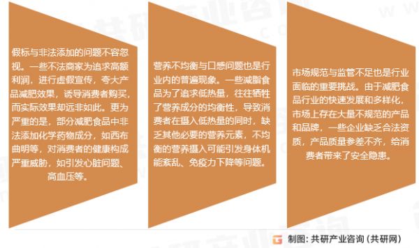 減肥食品行業(yè)存在問題