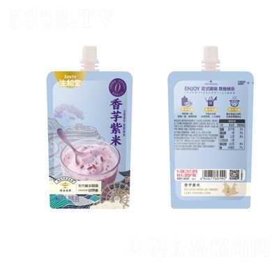 生和堂香芋紫米可吸果冻180g