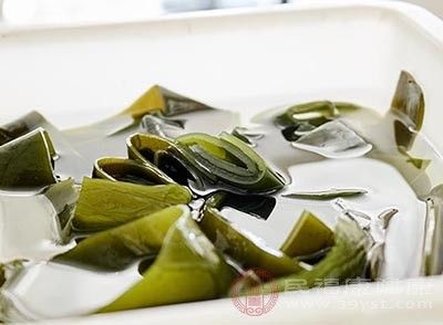 海帶含豐富的膠質及褐藻氨酸