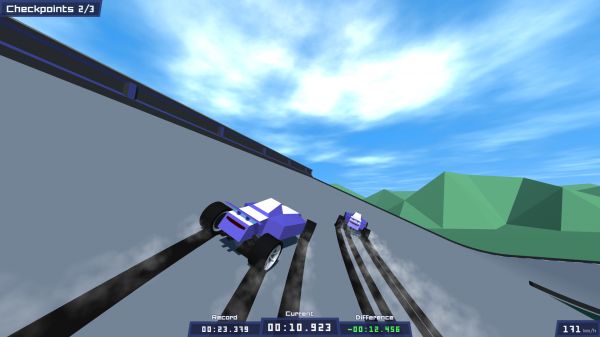 PolyTrack 赛车游戏截图