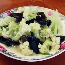 花菜炒黑木耳的做法[图]