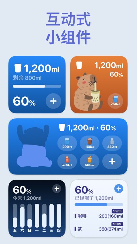 喝水時間健康提醒助手