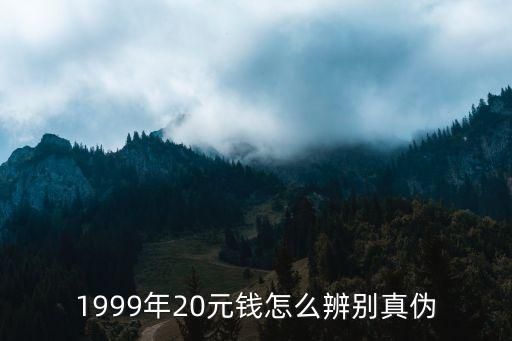 1999年20元钱怎么辨别真伪