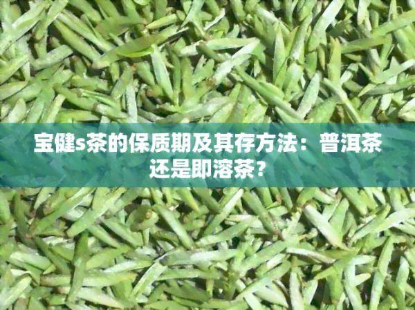 寶健s茶的保質(zhì)期及其存方法：普洱茶還是即溶茶？