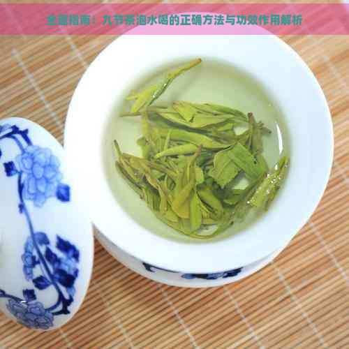 全面指南：九节茶泡水喝的正确方法与功效作用解析