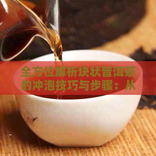 全方位解析塊狀普洱茶的沖泡技巧與步驟：從選材到品鑒一站式指南