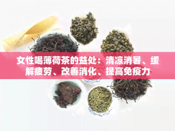 女性喝薄荷茶的益处：清凉消暑、缓解疲劳、改善消化、提高免疫力