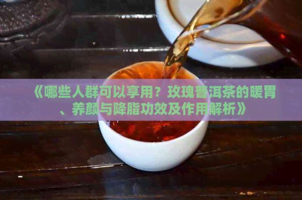 《哪些人群可以享用？玫瑰普洱茶的暖胃、养颜与降脂功效及作用解析》
