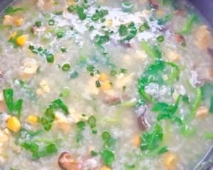 健康美味素食青菜粥的做法 步驟6