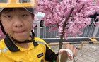 確認將被北科大錄取，他決定去送外賣