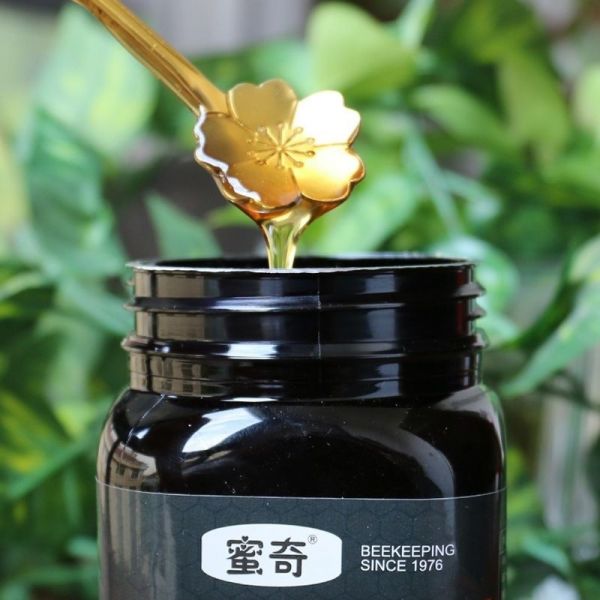 【蜂蜜35】蜂蜜水可以天天喝吗女生：【蜜奇】蜂蜜500g买1发2纯正土蜂蜜纯天然百花蜂蜜益母草党参枸杞3462