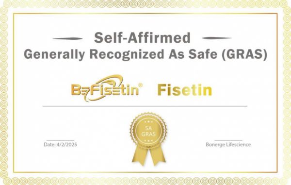 BeFisetin®：全球首个获得SA-GRAS认证的全天然非瑟酮，开启抗衰新纪元