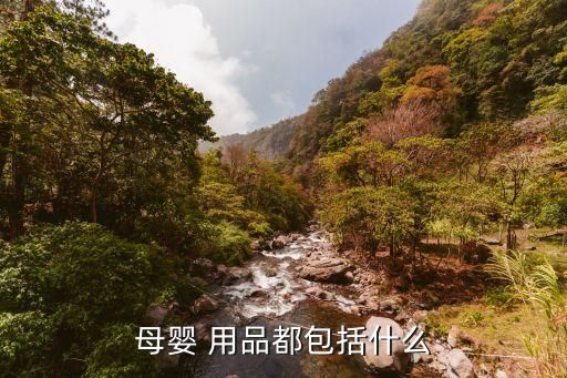 母嬰 用品都包括什么