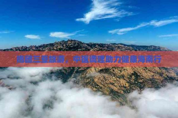 抱團(tuán)三亞旅游，中醫(yī)調(diào)理助力健康海南行