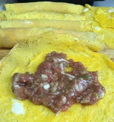 美味可口的山藥雞蛋卷（健康營(yíng)養(yǎng)早餐的制作方法）