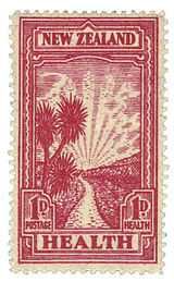 1933年新西兰的邮票，有许多的方式可用来提倡公共卫生