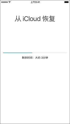 从 iCloud 恢复