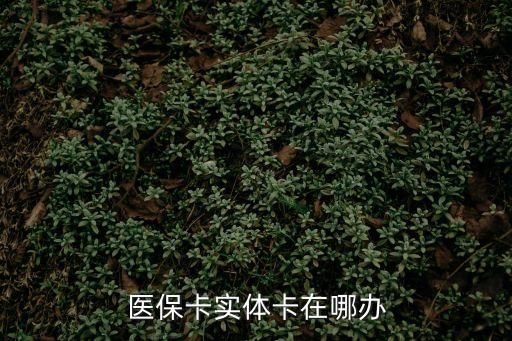 醫(yī)?？▽?shí)體卡在哪辦