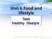 初中英語牛津譯林版《Task: Healthy lifestyle》課件七年級(jí)上冊