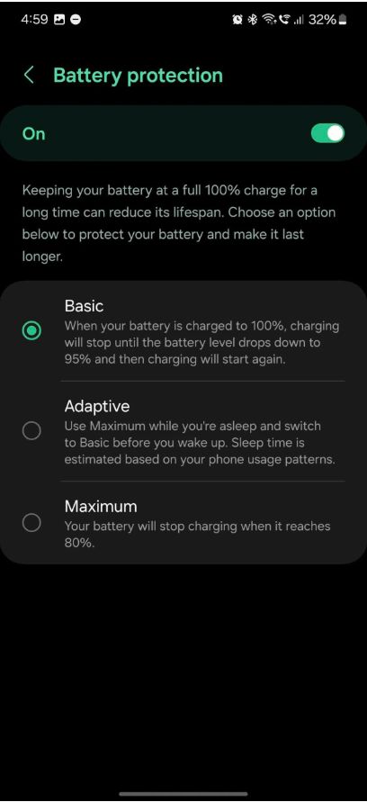 三星Galaxy S24系列電池保護(hù)再升級(jí)：三種模式，更智能更貼心