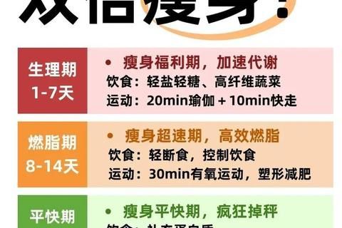 月經(jīng)期高效燃脂指南：科學(xué)減肥法與飲食運動黃金策略