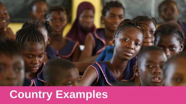 Menstrual Health and Hygiene Country Examples