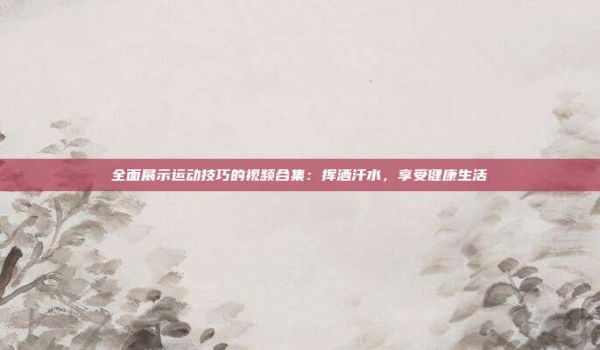 全面展示运动技巧的视频合集：挥洒汗水，享受健康生活