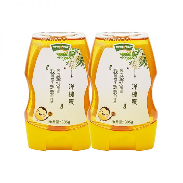 【9xhd.com蜂蜜14】蜂蜜蒸雞蛋有什么效果:汪氏蜂蜜產(chǎn)自秦嶺產(chǎn)區(qū)洋槐蜜天然純蜂蜜便攜擠壓瓶305g*23260