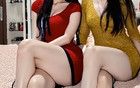 特別時(shí)髦的母女裝組合
