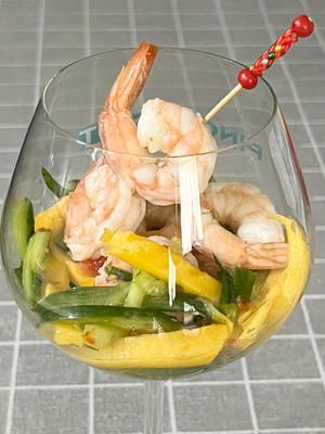 東南亞風(fēng)味酸甜蝦的做法 步驟6