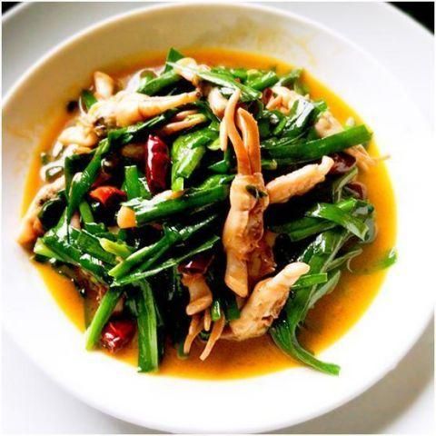 精選美食推薦：爆炒韭菜蟶子，春筍魚片，香辣姜爆花甲的做法