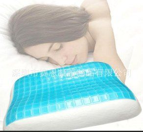 厂家直销保健枕头 B形标准零压力枕 颈椎健康 安神PU GEL