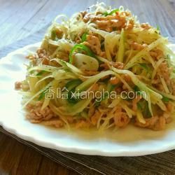 青椒土豆炒肉丝的做法[图]
