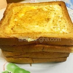 鸡蛋火腿烤面包片的做法[图]