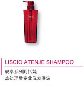 LISCIO ATENJE SHAMPOO 靚卓系列阿恬婕 熱處理后專業(yè)洗發(fā)香波