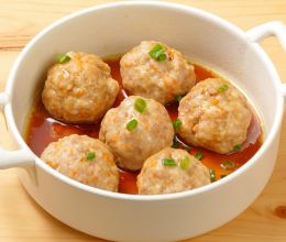 莲藕蒸肉丸