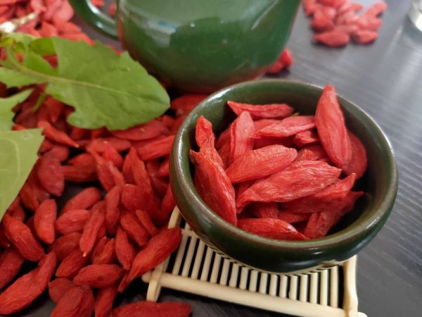 枸杞泡水與搭配食材圖