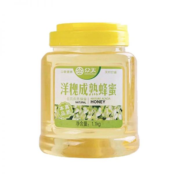 【9xhd.com蜂蜜20】吃完飯后能喝蜂蜜水嗎女生：眾天蜂蜜秦嶺蜂蜜深山土蜂蜜洋槐成熟蜂蜜棗花蜜1.1KG大桶裝4260