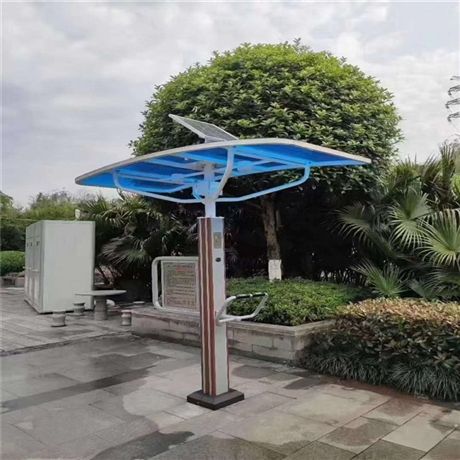 武漢 公園智能二代社區(qū)器材 四柱智能電子體測亭 健身路徑組合訓(xùn)練器