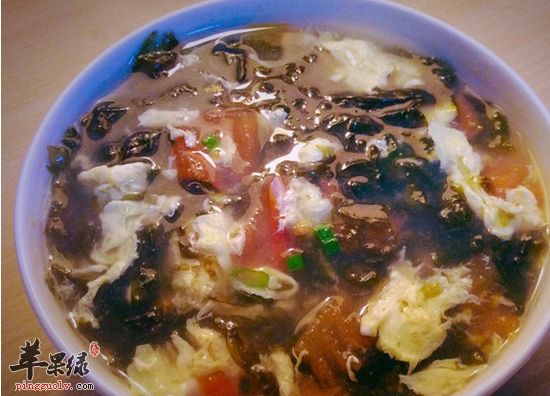 番茄雞蛋湯清熱生津健胃消食